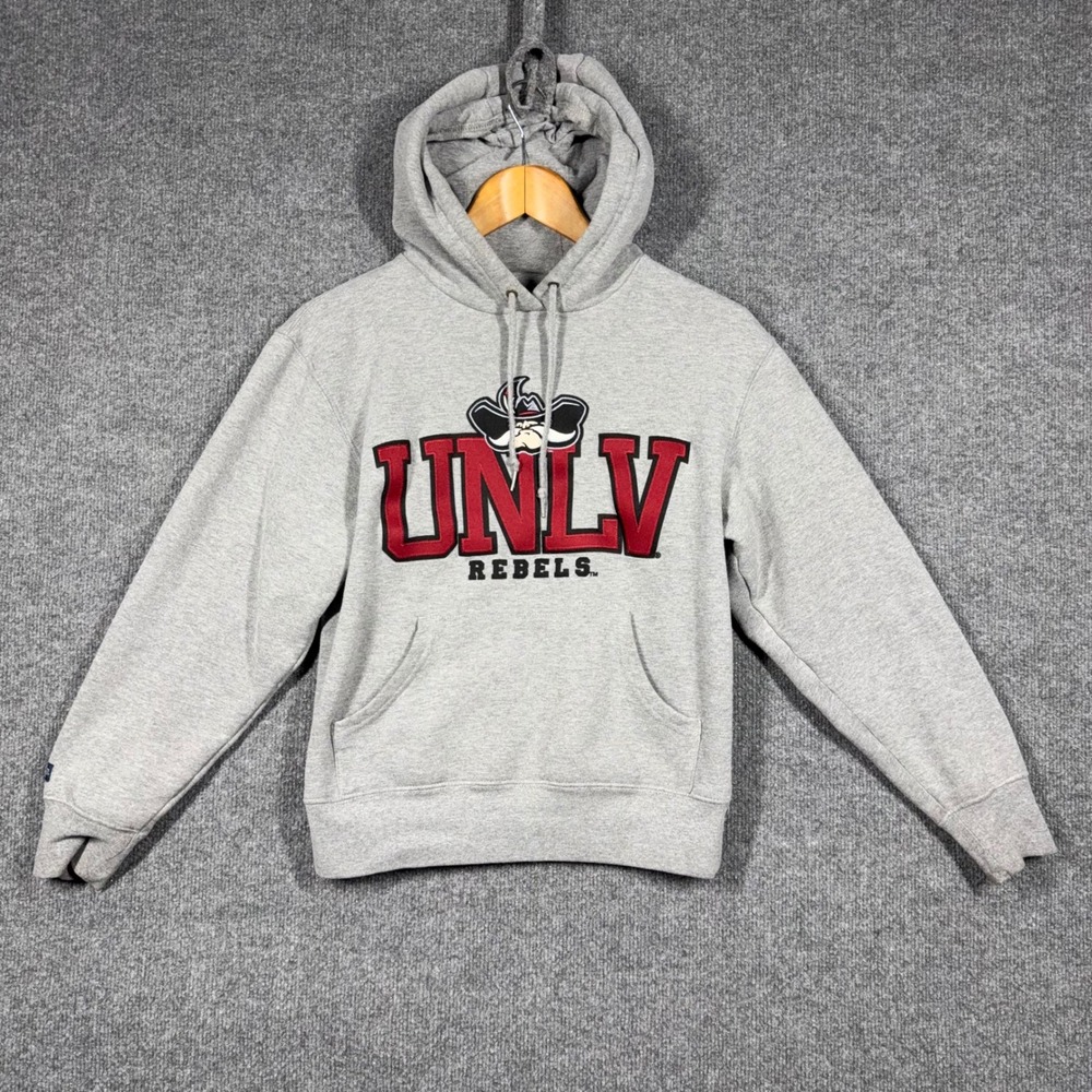 UNLV Rebels Hoodie Mens Extra Small Mascot Logo Jansport